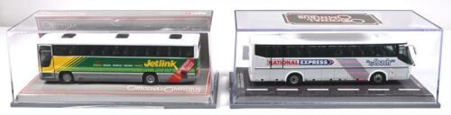 ENGLISH BUS LINES: Two Limited Edition 1:76 scale CORGI 'THE ORIGINAL OMNIBUS' bus models. PLAXTON PREMIERE (43317) in 'Jetlink' livery. Numbered '1102' of 2600