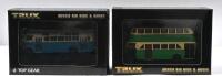 LEYLAND: Two 1:76 scale TRUX 'AUSSIE BIG RIGS & BUSES' AEC&nbsp;bus models. 1950 AEC REGENT 111&nbsp;(TX6D) & 1952 AEC REGAL Mark III SINGLE DECK BUS&nbsp;(TX18B) in Sydney, Route 308 St Peters Station&nbsp;livery