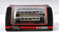 CROSSLEY: A 1:76 scale Limited Edition CORGI 'THE ORIGINAL OMNIBUS COMPANY' Crossley DD42 in Portsmouth livery (OM41603). Numbered '0055' of 1,300