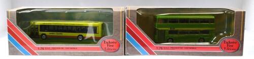 LONDON COUNTRY: Two Exclusive First Editions 1:76 scale bus models. G.M. Standard Atlantean bus in 'LONDON COUNTYRY' livery (28905) & Wright Dennis Lance bus in 'LONDON & COUNTRY' livery (29801)