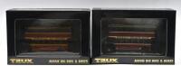 LEYLAND: Two 1:76 scale TRUX 'AUSSIE BIG RIGS & BUSES' AEC 1929 LEYLAND TITAN TD1 DOUBLE DECKER BUS&nbsp;models. Sydney liveries
