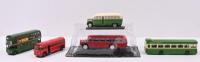 BUS: Five scale buses by various model manufacturers. Atlas Editions Mercedes-Benz&nbsp;O 6600 & 1:76 scale EFE&nbsp;LONDON TRANSPORT A.E.C. ROUTEMASTER&nbsp;RML/RCL&nbsp;in 'GREEN ROVER' livery
