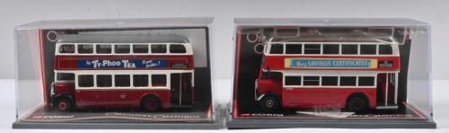 LEYLAND: Two Limited Edition 1:76 scale CORGI 'THE ORIGINAL OMNIBUS' Leyland bus models. 'PORTSMOUTH' & 'LONDON TRANSPORT' liveries