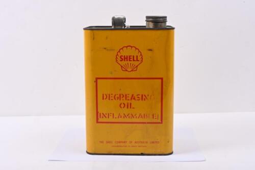 SHELL: A Australian Shell One Gallon, 'Degreasing Oil' tin