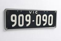 Six-Digit Victorian Custom Numeric plates '909-090', sold with rights to display [Location: Melbourne] - 2