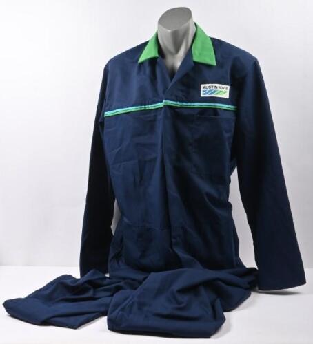 AUSTIN ROVER: A large pair of Austin Rover mechanical overalls, appears near new, made in Engiand size 116