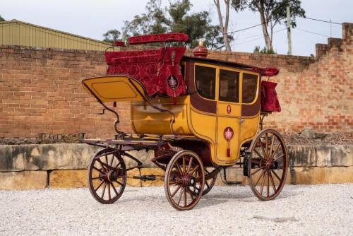 c.1860s Vice Regal Ceremonial Town Coach (ex Maharaja of Mysore) [Location: Sydney]