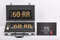 Victorian Signature Series plate '68-RR', sold with rights to display [Location: Melbourne]