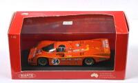 PORSCHE 956: A Limited Edition BIANTE MODEL CARS - 'Motor Racing Legends' - 1:43 scale Porsche 956 as raced by Peter Brock & Larry Perkins in the 1984 Le Mans 24 Hour Race. Numbered '1001' of 3000