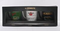 PENRITE: A three piece mug set featuring various PENRITE liveries from different eras. Mugs in form of an oil barrel