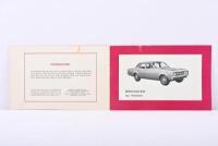 BROUGHAM: An original June 1968 HK Series 'HOLDEN Brougham SUPPLEMENTARY OWNER MANUAL' (Part No. 2805865) - 2