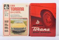 TORANA: Two Holden Torana Shop Manuals. Circa 1960s 'HOLDEN Torana 'HB' Series SHOP MANUAL (PART No. M35878)