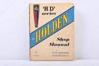 HD SERIES: An original 1960s 'HD' series HOLDEN Shop Manual (Part No. M 35401) as issued by GENERAL MOTORS-HOLDENS PTY LTD - SERVICE DEPARTMENT