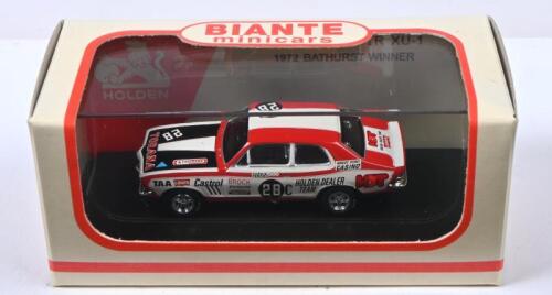 LJ TORANA: A BIANTE minicars 1:64 scale Holden LJ TORANA GTR-XU-1 as raced by Peter Brock to victory at Bathurst 1972