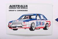 HDT: Three items related to Holden Dealer Team. Cloth 'Mobil HOLDEN DEALER TEAM - Peter Brock HDT' badge & stickers - 2