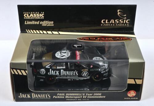 DUMBRELL: A Limited Edition CLASSIC CARLECTABLES 1:43 scale Paul Dumbrell's Year 2006 Perkins Motorsport VZ Commodore. Numbered '1306' of 1500