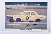 GEOGHEGAN: A Special Edition PHASE THREE POSTERS colour picture of a Valiant Pacer as driven by Leo Geoghegan. Leo Geoghegan signature