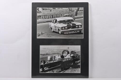 BROWN: A Special Edition Phase Three Posters black and white picture set of the Bill Brown GT-HO PHASE 3 FALCON from 1971 Hardie Ferodo 500. One a Limited Edition photograph signed by Bill Brown. Numbered 96/110