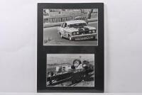 BROWN: A Special Edition Phase Three Posters black and white picture set of the Bill Brown GT-HO PHASE 3 FALCON from 1971 Hardie Ferodo 500. One a Limited Edition photograph signed by Bill Brown. Numbered 96/110