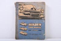 HOLDEN: A 10/56 'HOLDEN SHOP MANUAL - "F.J." SERIES' (Part No. M31374) reference book