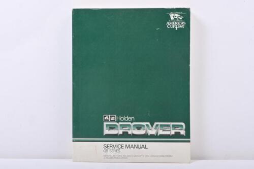 DROVER: A February 1985 Holden DROVER SERVICE MANUAL QB SERIES (SERVICE MANUAL No. VS 50563). As issued by General Motors-Holden's Sales Pty.Ltd - SERVICE DEPARTMENT