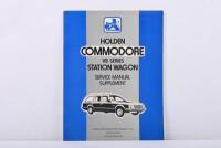 VB SERIES: A July 1979 'HOLDEN COMMODORE VB SERIES STATION WAGON - SERVICE MANUAL SUPPLEMENT' as issued by GENERAL MOTORS-HOLDEN'S SALES PTY. LIMITED SERVICE DEPARTMENT