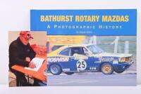 MOFFAT: A softcover edition of 'BATHURST ROTARY MAZDAS - A PHOTOGRAPHIC HISTORY' by Stephen Stathis. Title page signed by Allan Moffat in black marker