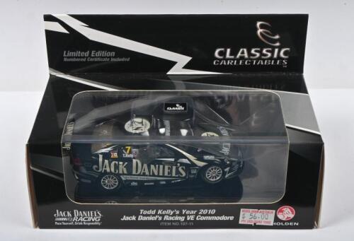 KELLY: A Limited Edition CLASSIC CARLECTABLES 1:43 scale Todd Kelly's Year 2010 Jack Daniel's Racing VE Commodore. Numbered '196' of 700