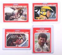 AUSTRALIAN MOTOR RACING: Four SCANLENS 'AUSTRALIAN MOTOR RACING CARDS'. Colin Bond, Robbie Francevic & Allan Grice cards