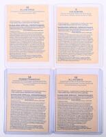 AUSTRALIAN MOTOR RACING: Four SCANLENS 'AUSTRALIAN MOTOR RACING CARDS'. Colin Bond, Robbie Francevic & Allan Grice cards - 6