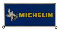 MICHELIN: A tin sign from a 'Michelin' tyre display stand, circa 1970's, 18cm high x 40 cm wide - 3