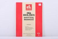 HQ HOLDEN: A 'HQ HOLDEN SERVICE MANUAL - REAR AXLES/TRANSMISSIONS/PROP.SHAFT AND UNIVERSAL JOINTS' (VOL 3), as issued by GENERAL MOTORS-HOLDEN'S SALES PTY. LTD. - SERVICE DIVISION' (PART No. M.37017)