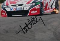 SKAIFE/KELLY: A colour image of Mark Skaife and Todd Kelly racing the Holden Racing Team VY Commodores at Oran Park Raceway, 2004. Image signed by Todd Kelly & Mark Skaife - 3