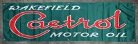 CASTROL: A WAKEFIELD 'Castrol' MOTOR OIL banner