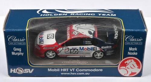 MURPHY: A Classic CARLECTABLES 1:43 Mobil HRT VT Holden Commodore of Greg Murphy and Mark Noske. Greg Murphy signature