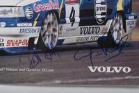 VOLVO: A VOLVO racing poster depicting the Volvo 850 R of Car #4 Jim Richards and Rickard Rydell. Poster signed by Rickard Rydell & Jim Richards - 2