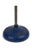 SHELL: A cast iron 'Shellubrication' base with threaded centre for flag or sign display, (37.5cm diameter) - 2
