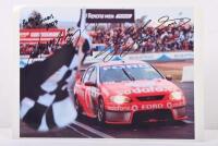 BATHURST 2007: A colour image on photographic paper of the Bathurst 2007 winning Triple Eight Race Engineering BF Ford Falcon of Craig Lowndes and Jamie Whincup. Lowndes & Whincup