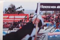 BATHURST 2007: A colour image on photographic paper of the Bathurst 2007 winning Triple Eight Race Engineering BF Ford Falcon of Craig Lowndes and Jamie Whincup. Lowndes & Whincup - 2