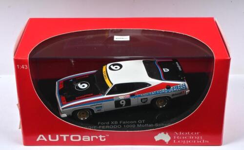 FALCON: A Limited Edition 1:43 scale AUTOart 'Motor Racing Legends' FORD XB FALCON GT HARDTOP. As raced by Allan Moffat and Vern Schuppan in the 1976 Hardie-Ferodo 1000. Numbered '0878'/2016