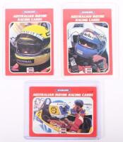 FORMULA 1: Three SCANLENS AUSTRALIAN MOTOR RACING CARDS'. Alain Prost, Keke Rosberg & Ayrton Senna images