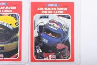 FORMULA 1: Three SCANLENS AUSTRALIAN MOTOR RACING CARDS'. Alain Prost, Keke Rosberg & Ayrton Senna images - 3