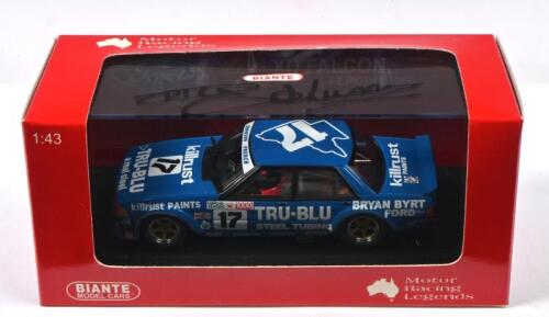 JOHNSON: A Limited Edition 1:43 scale BIANTE MODEL CARS FORD XD FALCON, As raced by Dick Johnson and John French in the 1980 Bathurst 1000. Numbered '2161'/2292. Dick Johnson signature