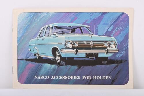 HOLDEN: An original HD/HR Nasco accessories booklet (7432078)