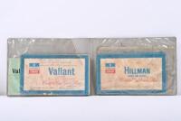 CHRYSLER: A group of 1960s Chrysler Australia Service Books and Owner Manuals. Hillman & Valiant VE Series booklets and manuals - 2