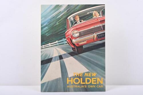 HOLDEN: An original 1960s 'THE NEW HOLDEN AUSTRALIA'S OWN CAR' brochure featuring the EH Holden. Excellent