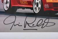 RICHARDS/SKAIFE: A colour reproduced photograph of the 1992 Bathurst winning Nissan Skyline GT-R R32 of Jim Richards and Mark Skaife. Jim Richards & Mark Skaife signatures - 2