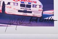 BRABHAM: A colour reproduced picture of the #83 Diet-Coke BMW 320i as driven by Geoff Brabham/David Brabham. Picture signed by David & Geoff Brabham - 2