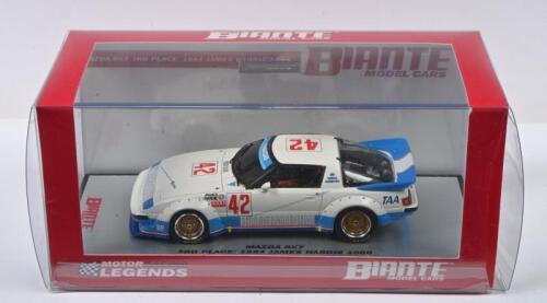 MAZDA: A Limited Edition 1:43 BIANTE MODEL CARS MAZDA RX7. As raced to third place by Allan Moffat/Gregg Hansford at the 1984 JAMES HARDIE 1000. Numbered '293'/500