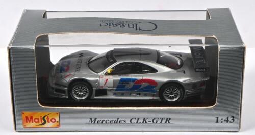 MERCEDES-BENZ: A 1:43 scale Maisto Mercedes CLK-GTR